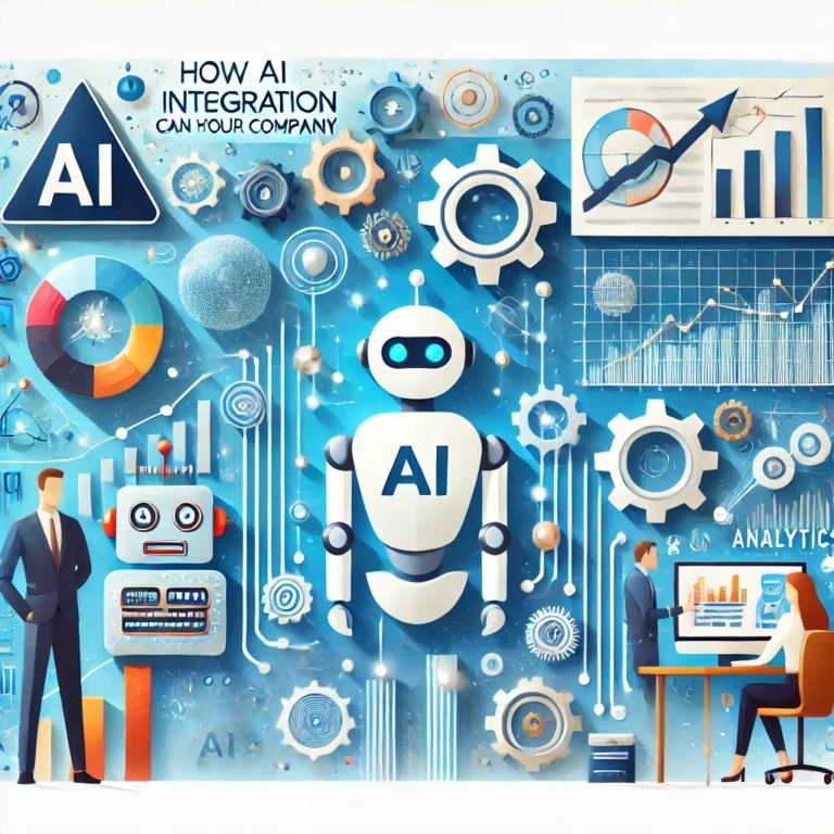 DALL·E 2024-06-20 22.45.04 - A vibrant and engaging featured image for a blog post titled 'How AI Integration Can Help Your Company